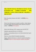 IMSA TRAFFIC SIGNAL TECHNICIAN LEVEL 1 EXAM&NewLine;QUESTIONS AND CORRECT ANSWERS &vert; 100&percnt;&NewLine;VERIFIED &vert; LATEST UPDATE 2026&sol;2027 &vert; GRADED A&plus;&NewLine;BRAND NEW&excl;&excl;&NewLine;