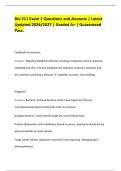 Bio 211 Exam 1 Questions and Answers &vert; Latest&NewLine;Updated 2026&sol;2027 &vert; Graded A&plus; &vert; Guaranteed&NewLine;Pass&period;