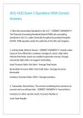ACG 4101 Exam 1 Questions With Correct Answers
