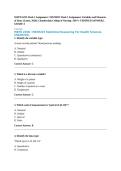 MATH 225N Week 1 Assignment &sol; MATH225 Week 1 Assignment&colon; Variables and Measures of Data&colon; &lpar;Latest&comma; 2026&rpar;&colon; Chamberlain College of Nursing &vert; 100 &percnt; VERIFIED ANSWERS&comma; GRADE A