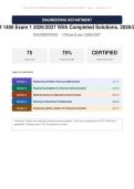 EGR 1400 Exam 1 Actual Exam 2026&sol;2027 &ndash; 100&percnt; Verified &vert; Detailed Rationales &ndash; Pass Guaranteed &ndash; A&plus; Graded