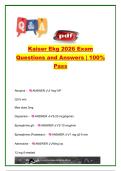 Kaiser EKG & ACLS Certification Review 2026 &ndash; 20&plus; ECG Interpretation&comma; Cardiac Rhythms & Emergency Medication Practice Questions with Answers &vert; ACLS Algorithms&comma; Arrhythmias&comma; Defibrillation & Pharmacology &vert; Kaiser Permanente Cardiac Monitoring Exam