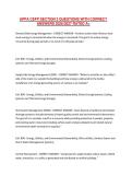 APPA CEFP SECTION 3 QUESTIONS WITH CORRECT ANSWERS 2026-2027 RATED A&plus;