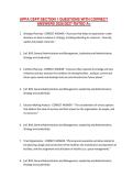 APPA CEFP SECTION 1 QUESTIONS WITH CORRECT ANSWERS 2026-2027 RATED A&plus;