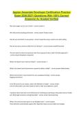 Appian Associate Developer Certification Practice Exam 2026&sol;2027 &lpar;Questions With 100&percnt; Correct Answers&rpar; A&plus; Graded Verified