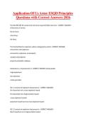 Application Of Us Army ESQD Principles Questions with Correct Answers 2026