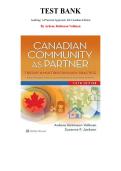 Test Bank for Canadian community as partner Theory & multidisciplinary practice 5th Edition&comma; &lpar;Vollman&comma; 2021&rpar;&comma; Chapter 1-38 &vert; All Chapters