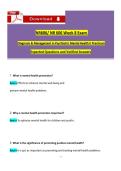 NR606 Week 8&period; Exam diagonisis and management in physchical mental health  II practium  expected answers and questions 