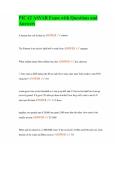 PICAT ASVAB Exam with Questions and Answers