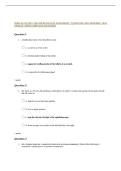 NURS 6512 QUIZ 2 ADVANCED HEALTH ASSESSMENT &vert; QUESTIONS AND ANSWERS &vert; 2026 UPDATE &vert; WITH COMPLETE SOLUTIONS&period;