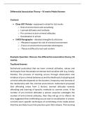 AQA A-Level Psychology Forensic Psychology&colon; Differential Association Theory 16 Marker Model Answer &plus; AO3 Evaluation
