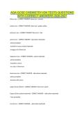 AQA GCSE CHEMISTRY ION TESTS QUESTIONS WITH CORRECT ANSWERS 2026-2027