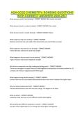 AQA GCSE CHEMISTRY&semi; BONDING QUESTIONS WITH CORRECT ANSWERS 2026-2027
