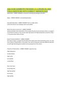 AQA GCSE CHEMISTRY REVISION- C1&period;4 CRUDE OIL AND FUELS QUESTIONS WITH CORRECT ANSWERS 2026&NewLine;