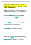 StraighterLine CHEM101 Final Exam Questions &&NewLine;Verified Answers &lpar;2026&ndash;2027&rpar; &vert; Graded A&plus; &vert; Newest&NewLine;Update &vert; Guaranteed Pass&excl;&excl;