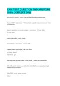 EXW TEST QUESTION AND ANSWERS 100&percnt; CORRECT 2026