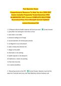 Pool Operator Exam &NewLine;Comprehensive Resource To Help You Ace 2026-2027 &NewLine;Exams Includes Frequently Tested Questions With &NewLine;ELABORATED 100&percnt; Correct COMPLETE SOLUTIONS &NewLine;Guaranteed Pass First Attempt&excl;&excl; Current Update&excl;&excl;  &NewLine;Instant Download Pdf 