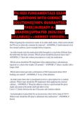 PN HESI FUNDAMENTALS EXAM &NewLine;QUESTIONS WITH CORRECT &NewLine;SOLUTIONS&vert;&vert;100&percnt; GUARANTEED &NewLine;PASS&vert;&vert;ALREADY A&plus; &NewLine;GRADED&vert;&vert;UPDATED 2026&sol;2027 &NewLine;SYLLABUS&vert;&vert;<<NEWEST VERSION>> &NewLine;