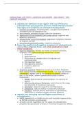 NURS 660 EXAM 1 KEY POINTS &vert; QUESTIONS AND ANSWERS &vert; 2026 UPDATE &vert; WITH COMPLETE SOLUTIONS&period;