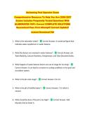 Swimming Pool Operator Exam &NewLine;Comprehensive Resource To Help You Ace 2026-2027 &NewLine;Exams Includes Frequently Tested Questions With &NewLine;ELABORATED 100&percnt; Correct COMPLETE SOLUTIONS &NewLine;Guaranteed Pass First Attempt&excl;&excl; Current Update&excl;&excl;  &NewLine;Instant Download Pdf