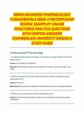 NR565 ADVANCED PHARMACOLOGY FUNDAMENTALS WEEK 4 MIDTERM EXAM REVIEW  EXAMPLIFY ONLINE PROCTORED PRACTICE QUESTIONS WITH VERIFIED ANSWERS  CHAMBERLAIN UNIVERSITY GRADED A STUDY GUIDE