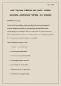 WGU C790 EXAM QUESTIONS AND CORRECT VERIFIED SOLUTIONS LATEST UPDATE THIS YEAR &ndash; JUST RELEASED&period;pdf&NewLine;&NewLine;