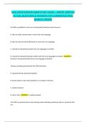 SLPA CERTIFICATION EXAM STUDY GUIDE &ndash; EXPERT VERIFIED ACTUAL QUESTIONS & ANSWERS FOR  GUARANTEED PASS NEWEST UPDATE 