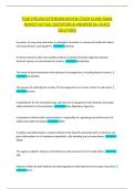 TDLR EYELASH EXTENSION REVIEW STUDY GUIDE EXAM NEWEST ACTUAL QUESTIONS & ANSWERS &lpar;A&plus; GUIDE SOLUTION&rpar; 