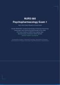 &colon; NURS 660 Psychopharmacology Exam 1 Comprehensive Practice Review and Study Guide