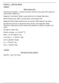 Notes on Physics AQA A Level Particles