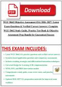 WGU D662 Objective Assessment &lpar;OA&rpar; 2026&ndash;2027 &vert; Latest Exam Questions & Verified Correct Answers &vert; Complete WGU D662 Study Guide&comma; Practice Test Bank & Objective Assessment Prep Bundle for Guaranteed Success