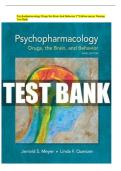 Psychopharmacology Drugs the Brain And Behavior 3rd Edition meyer Nursing Test Bank