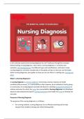 Nursing Diagnosis Guide&colon; All You Need to Know to Master Diagnosing