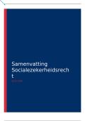 Samenvatting Socialezekerheidsrecht &vert; UA &vert; 2025&sol;26