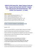 CHEM134 C002 Spring 2026 - Digital Titration of Acids and Bases - Beyond Labz Actual Exam 2026&sol;2027&colon; Complete Exam-Style Questions with Detailed Rationales &vert; 100&percnt; Verified &vert; Pass Guaranteed &ndash; A&plus; Graded