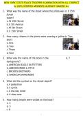 NEW YORK STATE POLICE TROOPER EXAMINATION WITH ALL CORRECT & 100&percnt; VERIFIED ANSWERS &vert;ALREADY GRADED A&plus;