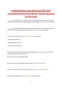 FLORIDA DENTAL LAWS AND RULES 2026&ndash;2027 Comprehensive Board Exam Review&comma; ADEX CDCA Practice Questions & Florida Jurisprudence Prep