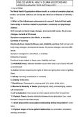 NSG 221 MENTAL HEALTH 1 EXAM GUESTIONS AND &NewLine;VERIFIED ANSWERS 2026 RATIONALISED 
