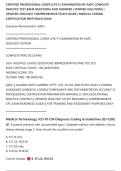 CERTIFIED PROFESSIONAL CODER &lpar;CPC&reg;&rpar; EXAMINATION BY AAPC COMPLETE&NewLine;PRACTICE TEST BANK QUESTIONS AND ANSWERS &vert; VERIFIED SOLUTIONS &vert;&NewLine;UPDATED 2026&sol;2027 COMPREHENSIVE STUDY GUIDE &vert; MEDICAL CODING&NewLine;CERTIFICATION PREP MOCK EXAM