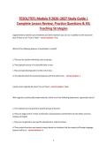 TESOL TEFL Module 9 2026&ndash;2027 Study Guide Complete Lesson Review&comma; Practice Questions & ESL Teaching Exam Prep