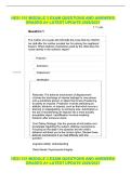HESI 101 MODULE 3 EXAM QUESTIONS AND ANSWERS GRADED A&plus; LATEST UPDATE 2026&sol;2027