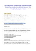 WGU D668 Elementary Literacy Curriculum Actual Exam 2026&sol;2027&colon; Complete Exam-Style Questions with Detailed Rationales &vert; 100&percnt; Verified &vert; Pass Guaranteed &ndash; A&plus; Graded