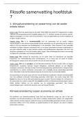 Samenvattingen H1-7 Filosofie & bio-ethiek &lpar;denken over leven&rpar;