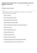 QuickBooks Online Certification 2026 &ndash; Accounting&comma; Bookkeeping&comma; and Financial Management Study Guide