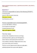 BIOD 331 PATHOPHYSIOLOGY EXAM 7 &vert; QUESTIONS AND ANSWERS &vert; 2026 UPDATE &vert; 100&percnt; CORRECT&period;