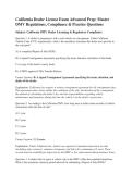 California Dealer License Exam Advanced Prep&colon; Master DMV Regulations&comma; Compliance & Practice Questions 