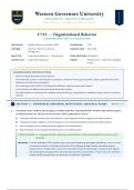 C715&sol; C 715 Organizational Behavior OA Exam &vert; &lpar;Latest 2026&sol;2027 Update&rpar; &vert; Complete Exam Questions with Verified Answers and Detailed Rationales &vert; A&plus; Graded &vert; Western Governors University&NewLine;&NewLine;