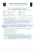 C955&sol; C 955 Applied Probability and Statistics OA Exam &vert; &lpar;Latest 2026&sol;2027 Update&rpar; &vert; Complete Exam Questions with Verified Answers and Detailed Rationales &vert; A&plus; Graded &vert; Western Governors University&NewLine;&NewLine;
