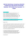 NUR 253-256 MH Exam 2 Actual Exam 2026&sol;2027&colon; Complete Exam-Style Questions with Detailed Rationales &vert; 100&percnt; Verified &vert; Pass Guaranteed &ndash; A&plus; Graded