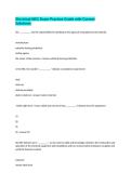 Electrical NEC Exam Practice Guide with Correct Solutions